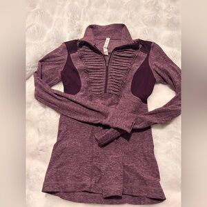 Lululemon Athletic Deep Purple Zip-Up Jacket